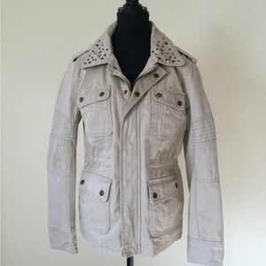Light beige cotton jacket